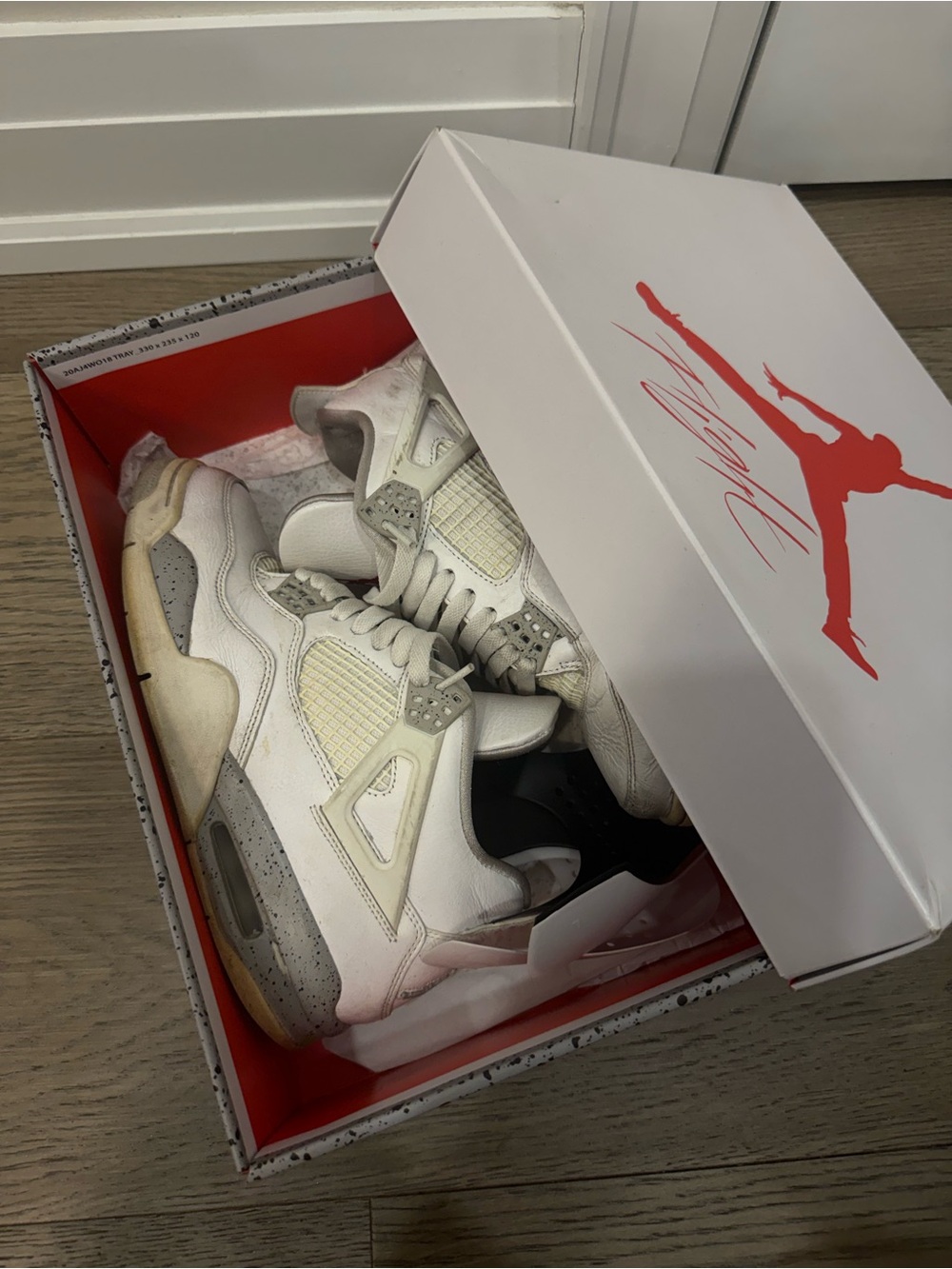 Air Jordan 4 Retro White Cement (2024) Size 8 Men’s / 9.5 Women’s With Box